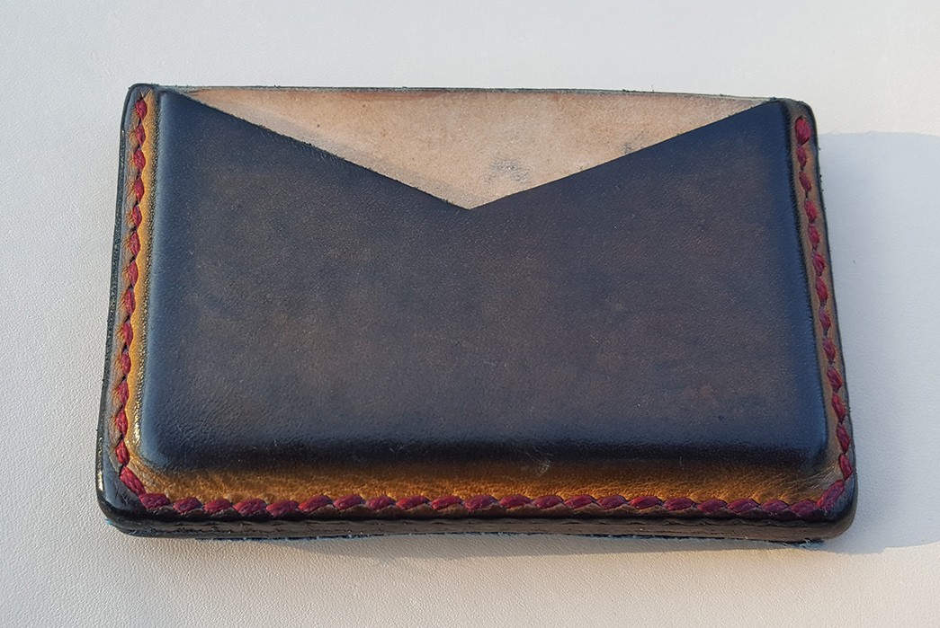 Fade-of-the-Day---Jack-Barba-Japanese-Selvedge-Wallet-and-Leather-Belt-(2-Years)-wallet-outside-2