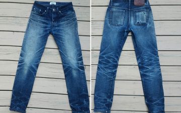 Fade-of-the-Day---Naked-&-Famous-Okayama-Spirit-2-(14-Months,-4-Washes,-2-Soaks)-front-back