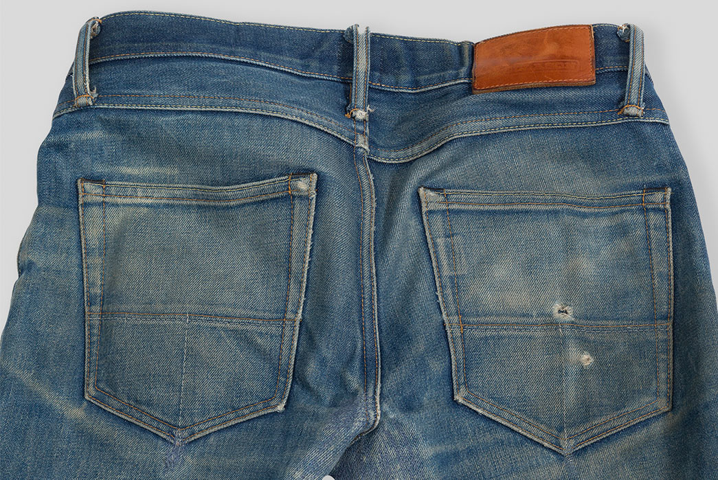Fade-of-the-Day---Tellason-Ladbroke-Grove-Cone-Natural-Indigo-(19-Months,-Unknown-Washes)-back-top