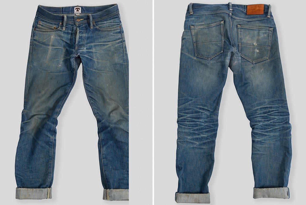 Fade-of-the-Day---Tellason-Ladbroke-Grove-Cone-Natural-Indigo-(19-Months,-Unknown-Washes)-front-back