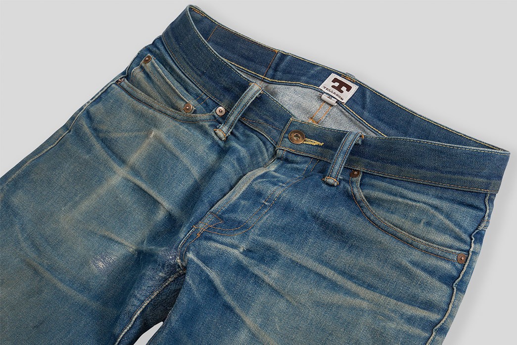 Fade-of-the-Day---Tellason-Ladbroke-Grove-Cone-Natural-Indigo-(19-Months,-Unknown-Washes)-front-top-angle