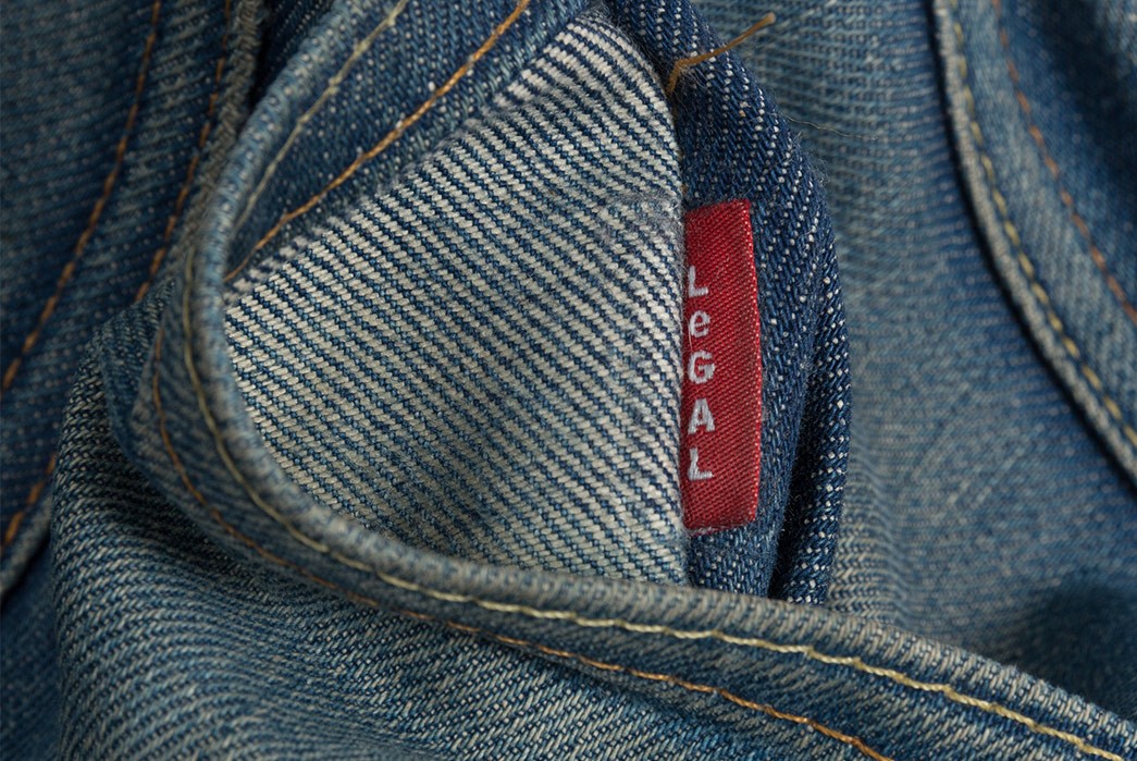 Fade-of-the-Day---Tellason-Ladbroke-Grove-Cone-Natural-Indigo-(19-Months,-Unknown-Washes)-inside-pocket-label