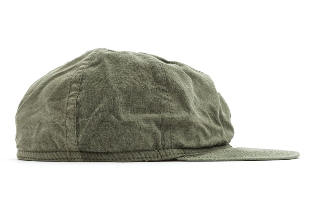 H.W.-Dog's-Latest-Cycling-Cap-Uses-Vintage-Army-Tent-Fabric-side-2