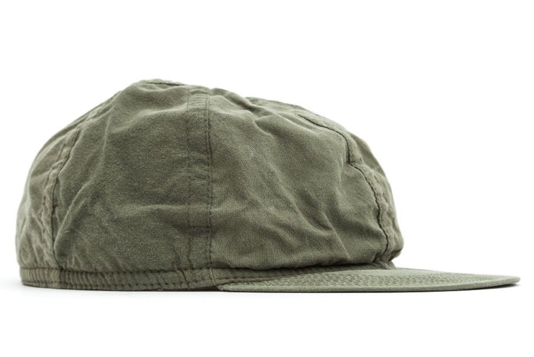 H.W.-Dog's-Latest-Cycling-Cap-Uses-Vintage-Army-Tent-Fabric-side