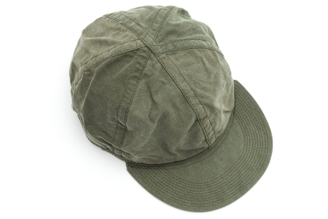 H.W.-Dog's-Latest-Cycling-Cap-Uses-Vintage-Army-Tent-Fabric-top