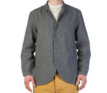 Levi's-Vintage-Clothing-Lot-3356-Indigo-Check-Sack-Coat-model-front