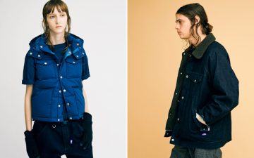 The-North-Face-Purple-Label-Fall-Winter-2017-Lookbook-female-with-blue-jacket-and-male-with-dark-blue-jacket
