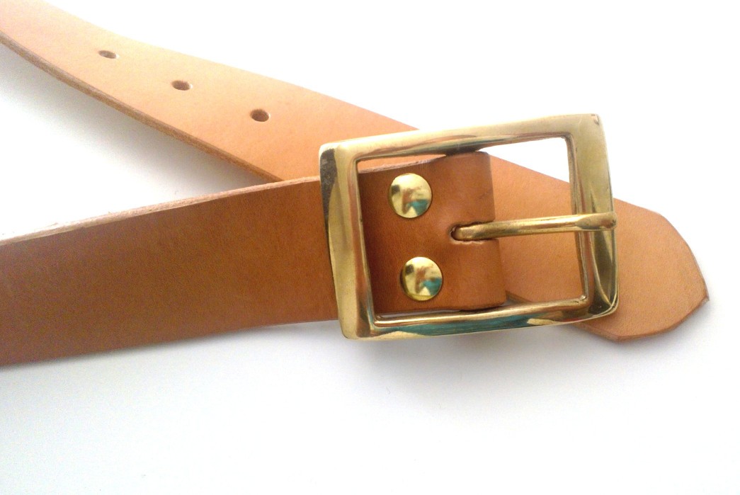 Fade of the Day - Custom leather belt (4 Months) start and end detailed