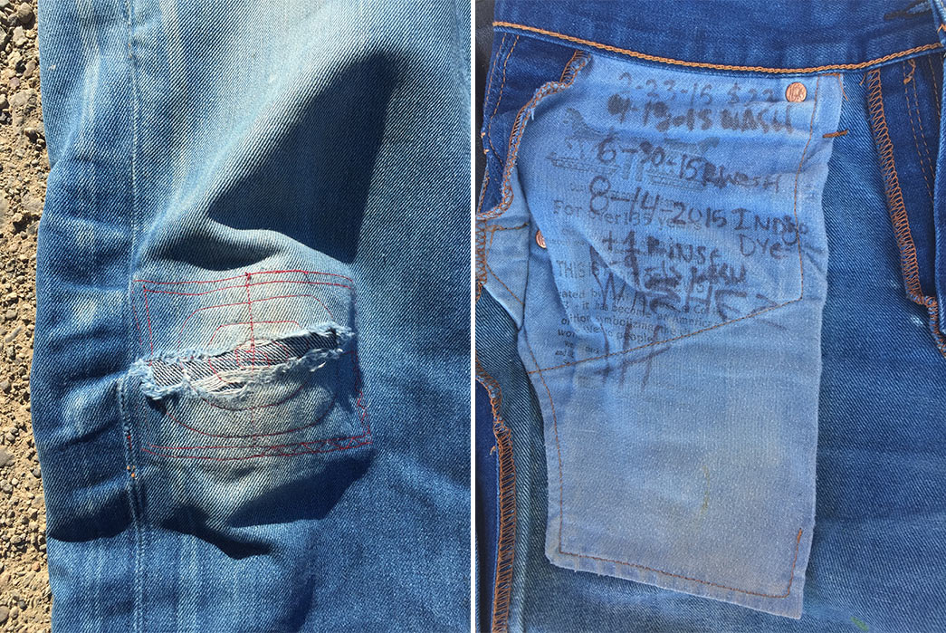 Fade-of-the-Day---Levi's-511-(2.5-Years,-Unknown-Washes)-knee-patch-and-inside-pocket-bag