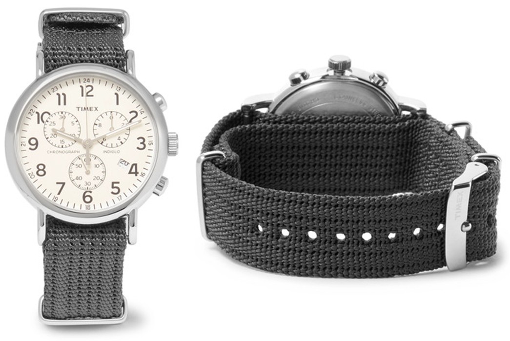 Minimalist-Quartz-Chronograph-Watches---Five-Plus-One-1)-Timex-Weekender-Chronograph