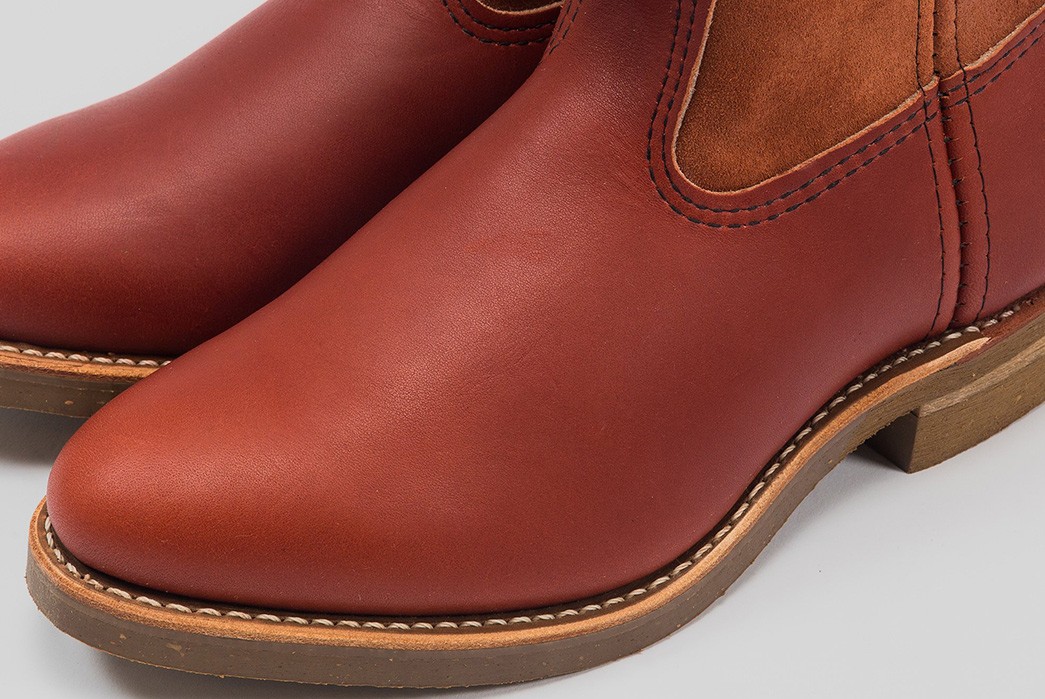 Eat-Dust-and-Red-Wing-Mix-Leathers-With-Their-Oro-Russet-Portage-Pecos-Boot-pair-deteild