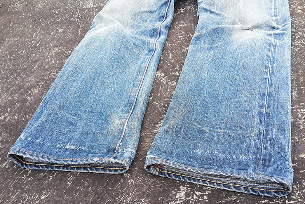 Fade-Friday---Momotaro-x-Japan-Blue-0700SP-(~4-Years,-Unknown-Washes)-front-legs-down