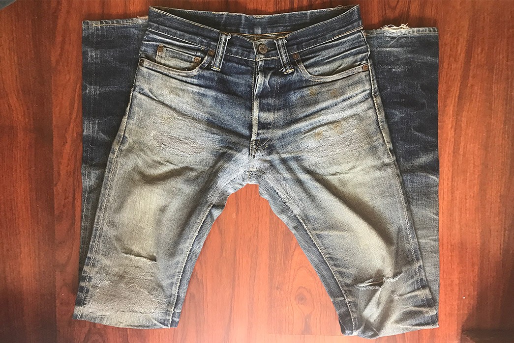 Fade-Friday---Skull-Jeans-5010XX-6x6-(22-Months,-2-Washes,-6-Soaks)-front-top