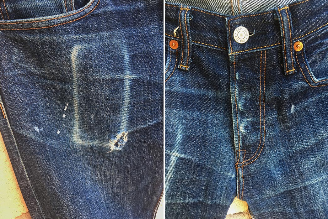 Fade-of-the-Day---Gap-1969-Kaihara-(2-Years,-3-Washes,-1-Soak)-front-top-righ-and-front-top