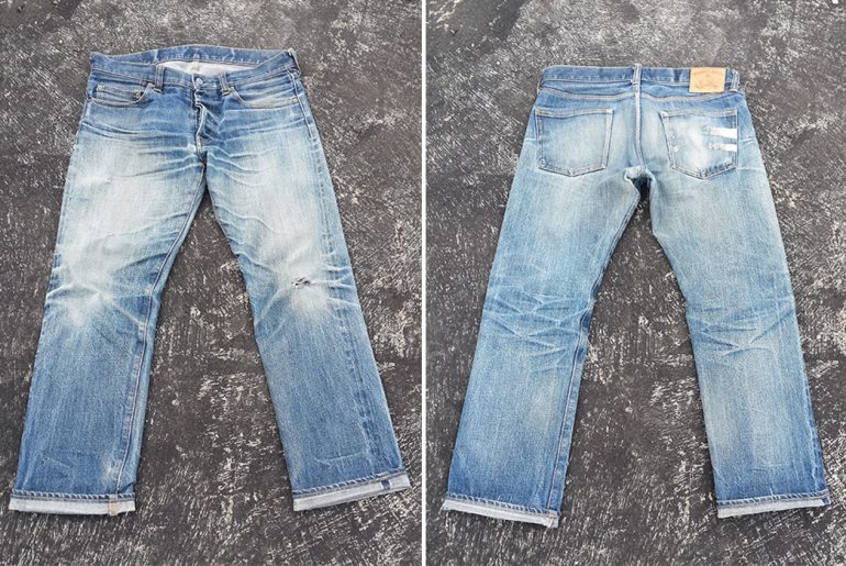 Fade-of-the-Day---Momotaro-x-Japan-Blue-0700SP-(~4-Years,-Unknown-Washes)-front-back</a>
