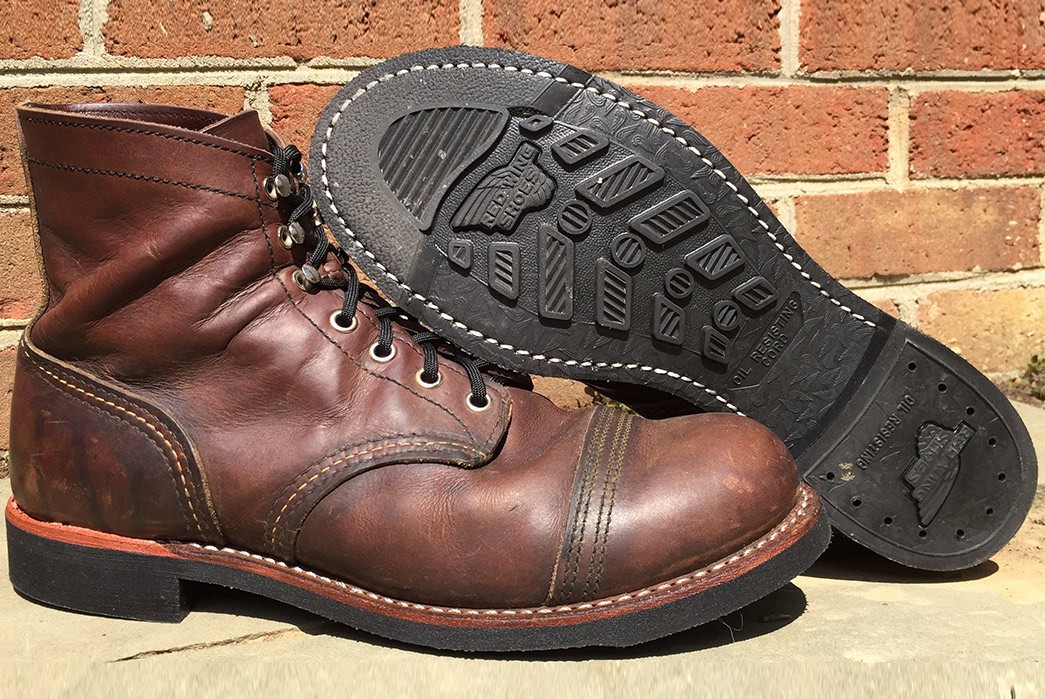 Fade-of-the-Day---Red-Wing-8111-Iron-Ranger-(3-Years)-side-and-bottom