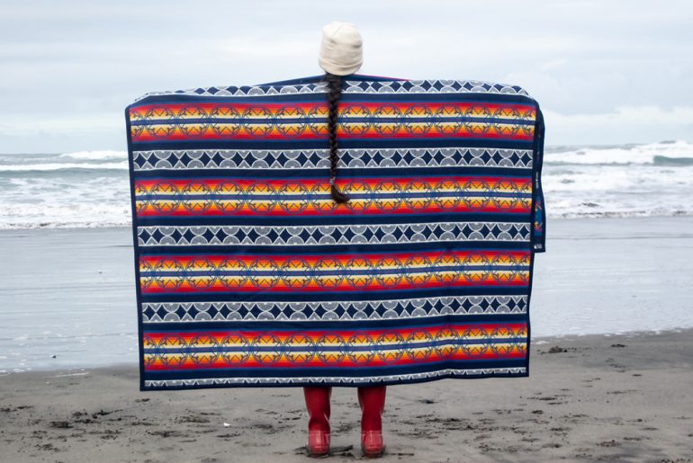 Ginew's-We-Walk-Together-Blanket-Combines-Their-Tribal-Heritage-back
