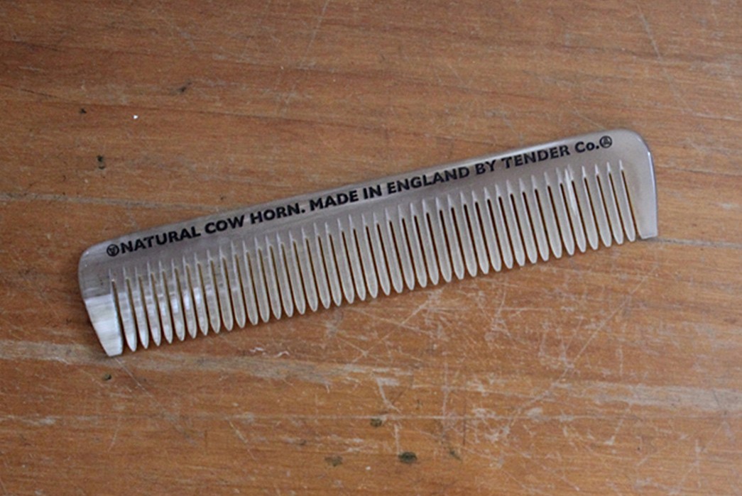 High-End-Combs---Five-Plus-One-3-Tender-Co-Comb-in-Light-Cow-Horn