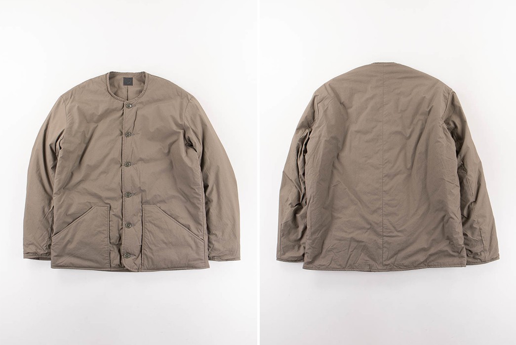 orSlow-Made-in-Japan-Greige-Shell-Jacket-front-back
