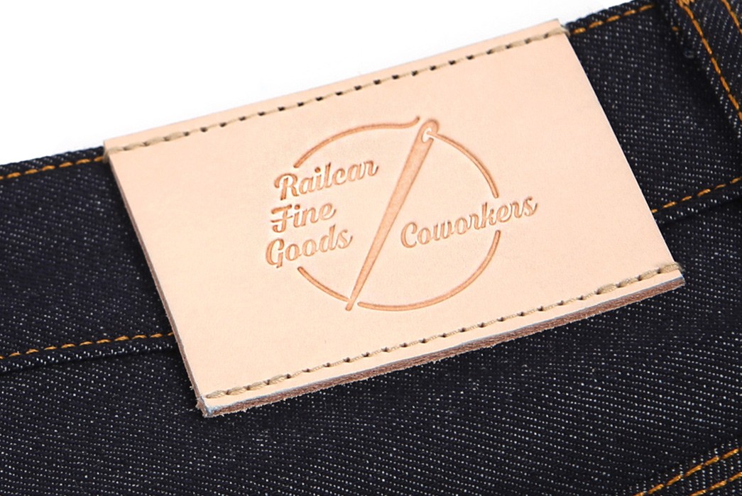 Railcar-and-Coworkers-Get-Together-Over-Deadstock-Cone-Mills-Denim-back-top-leather-pack