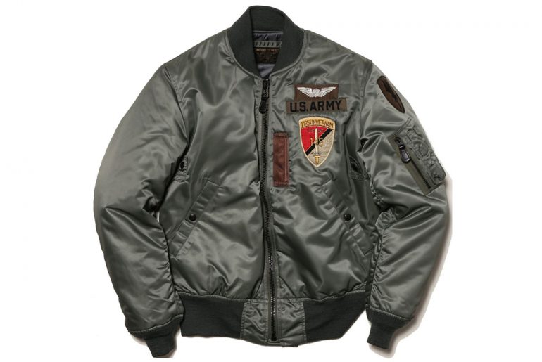 The-Real-McCoy's-Mixes-Actual-Deadstock-for-Their-Repro-MA-1-Jacket-front</a>