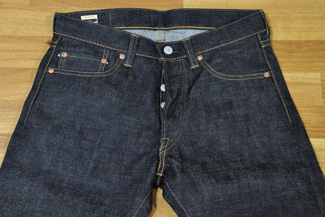 Momotaro-0405-VSP-High-Taper-Fit-Jeans-front-top