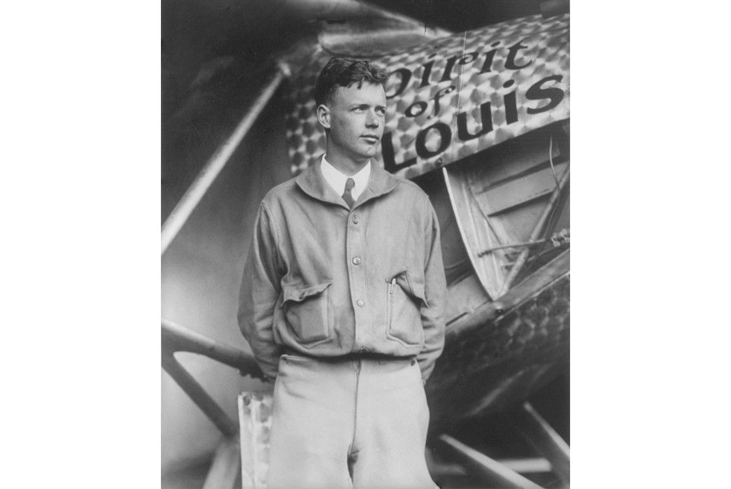 american-flight-jackets-from-1927-to-1950-the-complete-guide-charles-lindbergh-and-the-spirit-of-saint-louis-image-via-the-library-of-congress