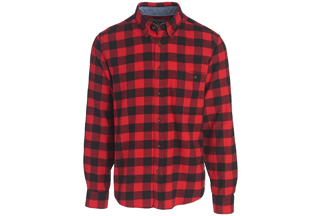 the-history-of-flannel-woolrich-flannel-in-red-buffalo-plaid