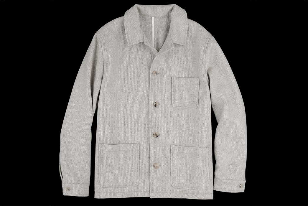 De Bonne Facture Revives 1960s Deadstock Fabric for Their Work Jacket