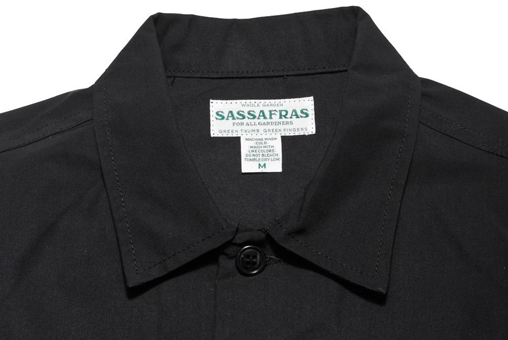 sassafras-black-nylon-g-d-u-jacket-front-top-collar