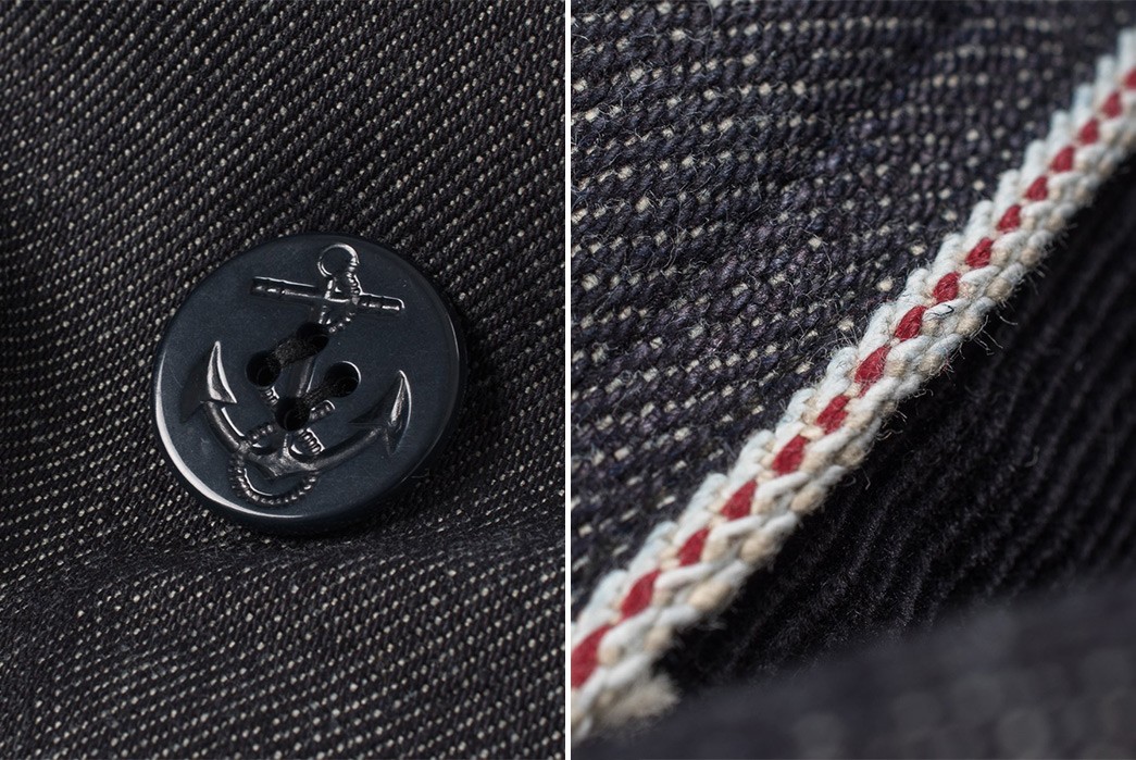 iron-heart-applies-their-signature-21oz-selvedge-denim-to-a-pea-coat-button-and-inside-seam