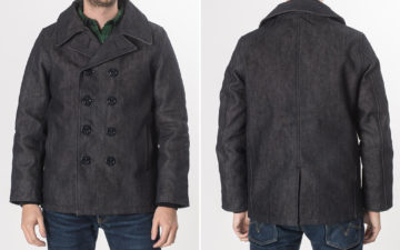 iron-heart-applies-their-signature-21oz-selvedge-denim-to-a-pea-coat-model-front-back