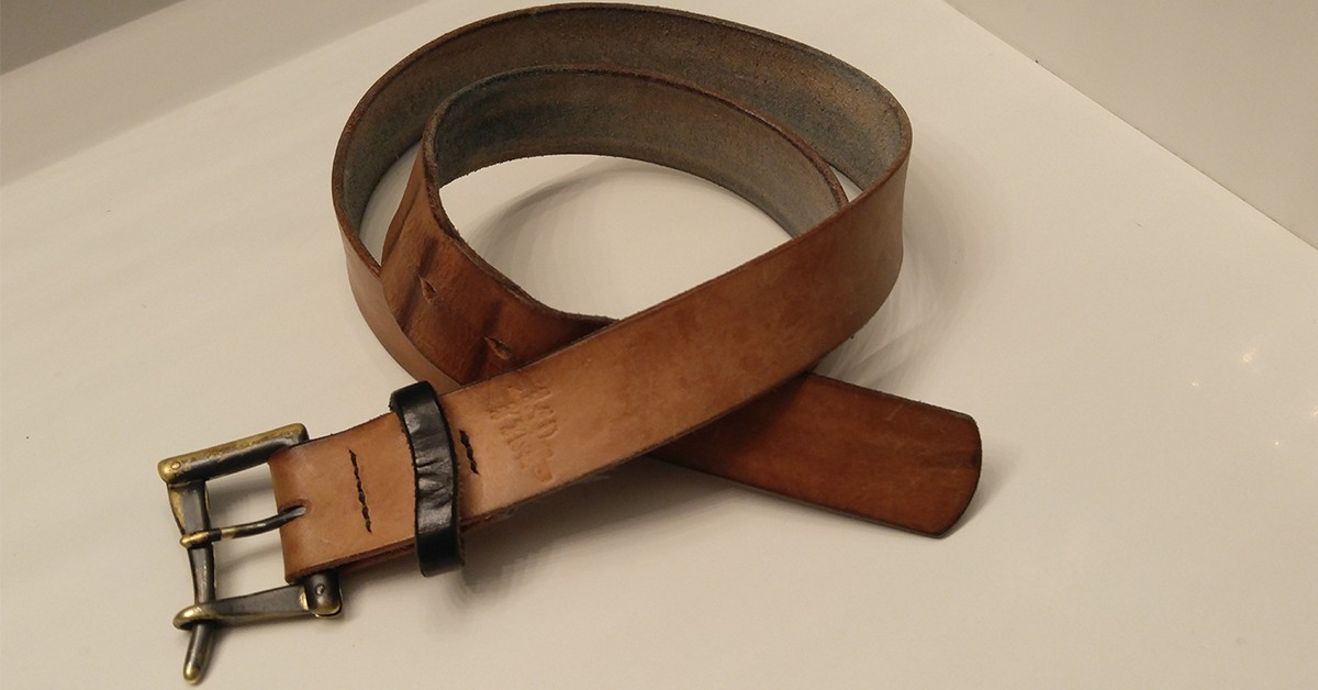 Pigeon Tree Crafting Veg Tan Quick Release Belt (10 Months) - Fade of ...