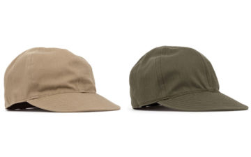 the-real-mccoys-type-a-3-caps-khaki-and-olive-front-side