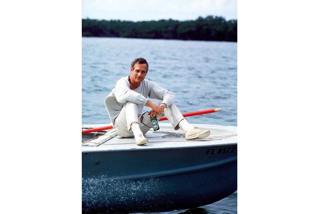 know-your-kicks-the-most-common-sneaker-silhouettes Paul Newman being his sexy self in plimsolls. Image via Twitter.