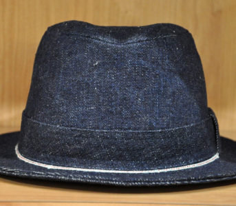 samurai-goes-fade-sinatra-with-their-17oz-selvedge-denim-trilby-front