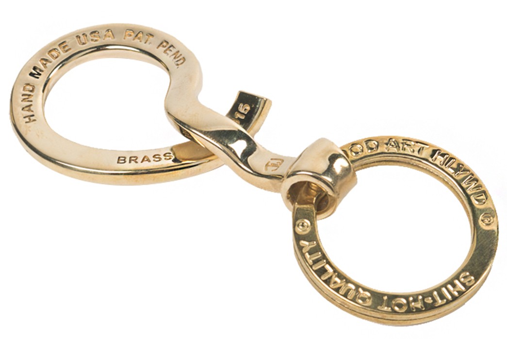 Good Art's Brass Belt Loop Buddy Keeps Your Keys Close
