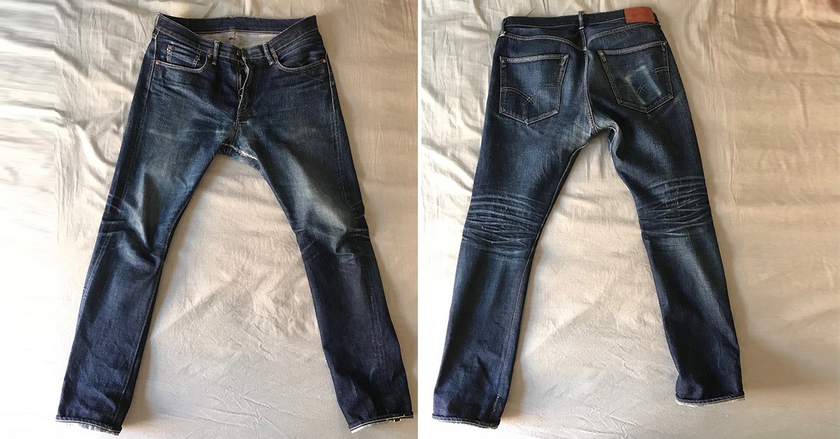 Fullcount 1110Z (3 Years, 2 Washes) - Fade of the Day