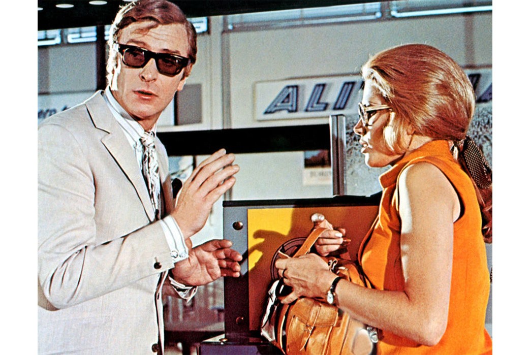 a-primer-on-well-made-sunglasses Michael Caine needs you to pipe down so he can read this riveting article. Image via Daily Express.