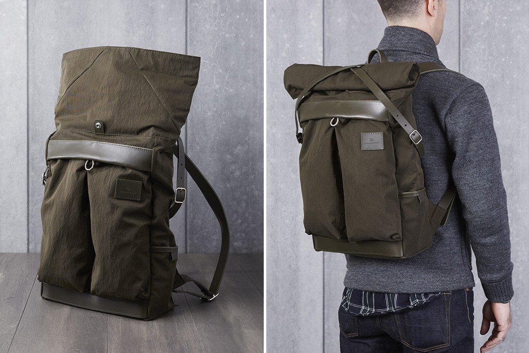 Deadstock-and-Paper-Nylon-Go-into-Atelier-de-L'armee-Flight-Packs-wood-back-open-and-model-back