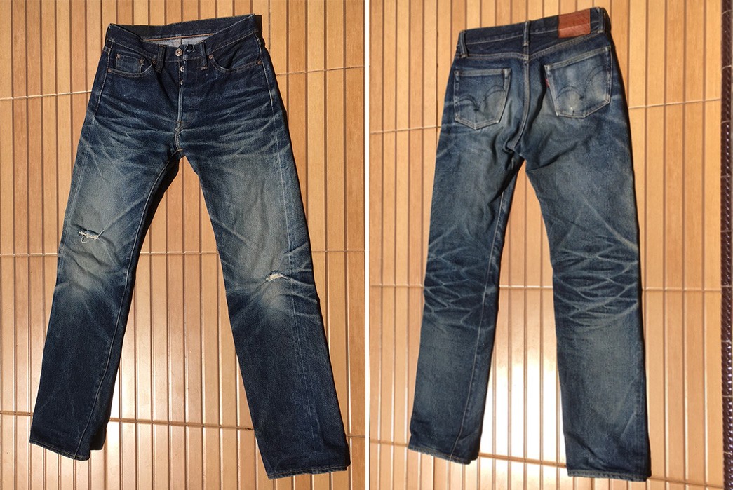 Fade-Friday---Samurai-Jeans-S710XX-(~2.5-Years,-4-Washes,-1-Soak)-front-back