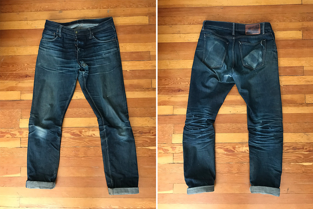 Fade-of-the-Day---Left-Field-Charles-Atlas-13-oz.-Cone-Mills-(2-Years,-1-Wash,-2-Soaks)-front-back