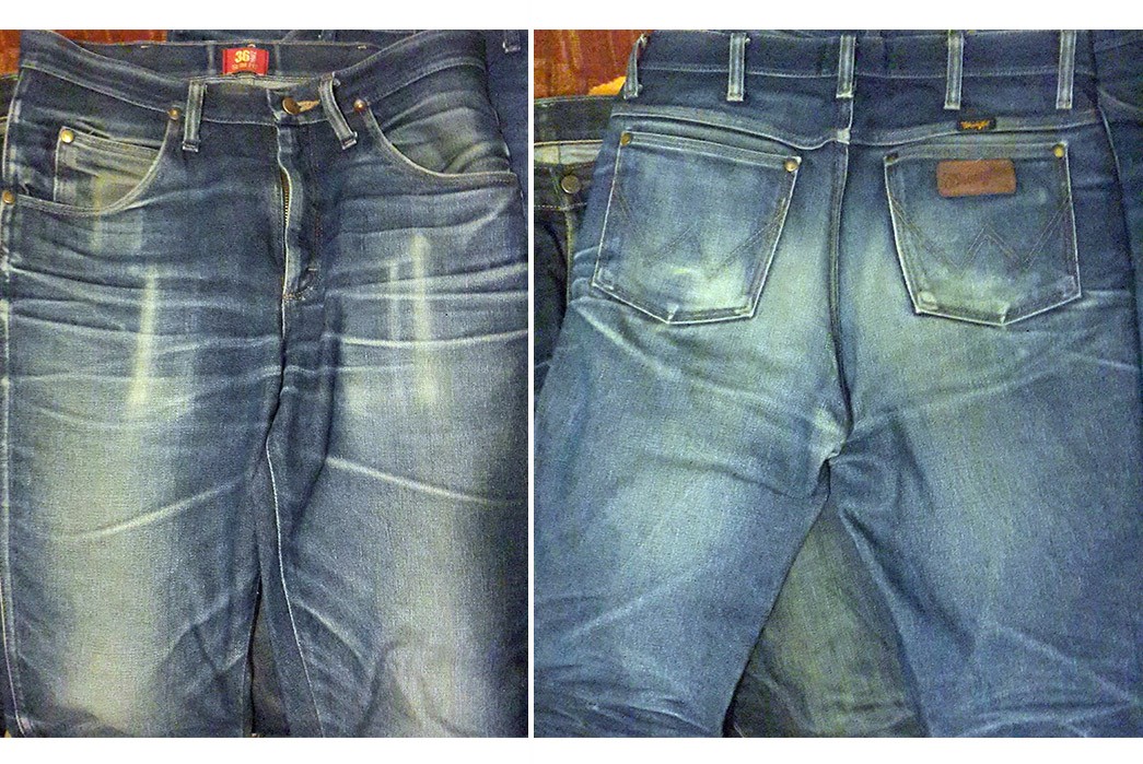 Descubrir 117+ imagen faded wrangler jeans