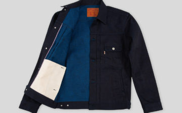 Momotaro-Doubles-Down-on-Indigo-and-Pockets-for-Their-Type-II-Jacket-front-open