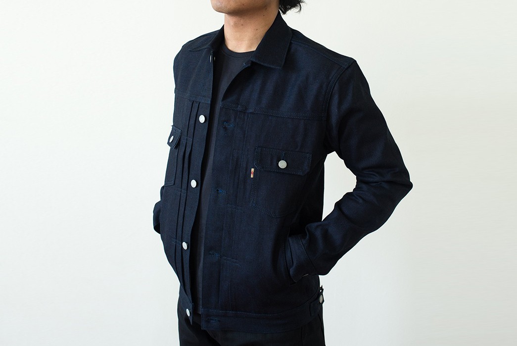 Momotaro-Doubles-Down-on-Indigo-and-Pockets-for-Their-Type-II-Jacket-model-front-side