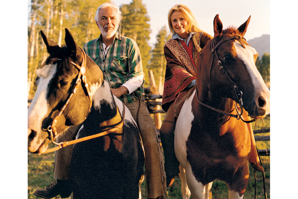 RRL---History,-Philosophy,-and-Iconic-Products-Ralph-Lauren-and-his-wife,-Ricky,-at-their-Colorado-Ranch-via-Selvedge-Yard