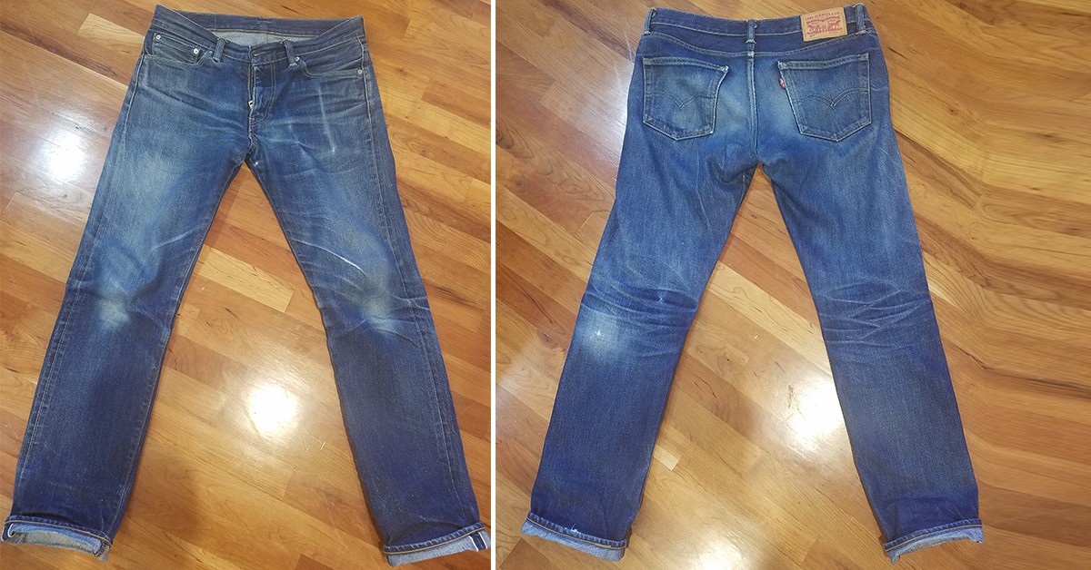Fade of the Day - Levi's 511 (~2 Years, 4 Washes)