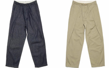 Soulive-Hakama-Trousers-blue-beige-front