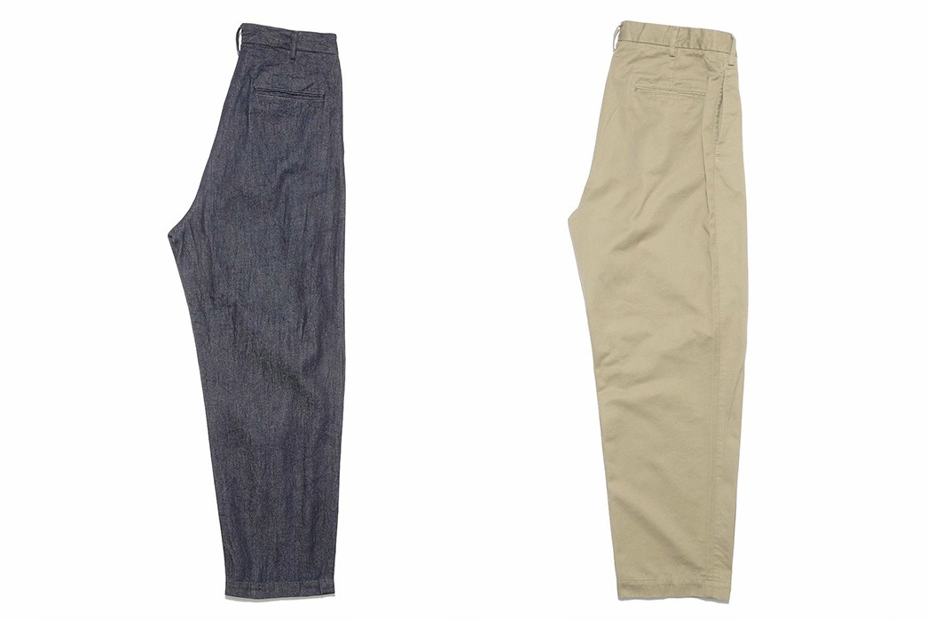 Soulive-Hakama-Trousers-blue-beige-sides