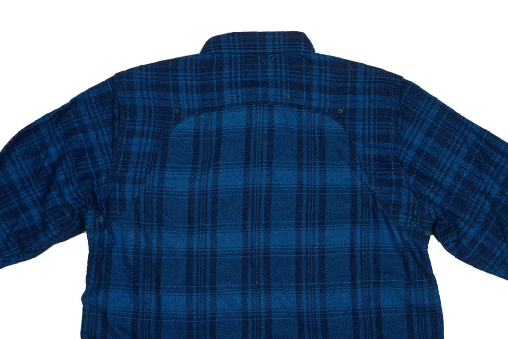 Stevenson-Doubles-Up-on-Plaid-with-Their-Indigo-Dyed-Flannel-Smith-Shirt-back-detailed
